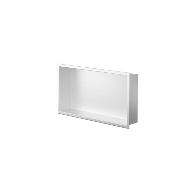 12X24 Matte White Shower Niche