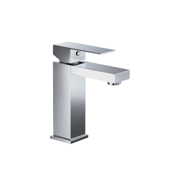 Chrome Square Basin Faucet