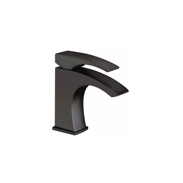 Matte Black Round Shape Basin Faucet