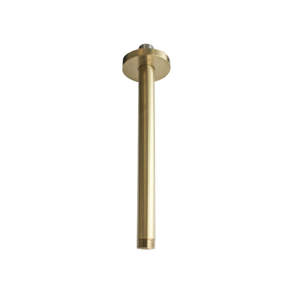 10’’ brushed brass (gold) round shower arm